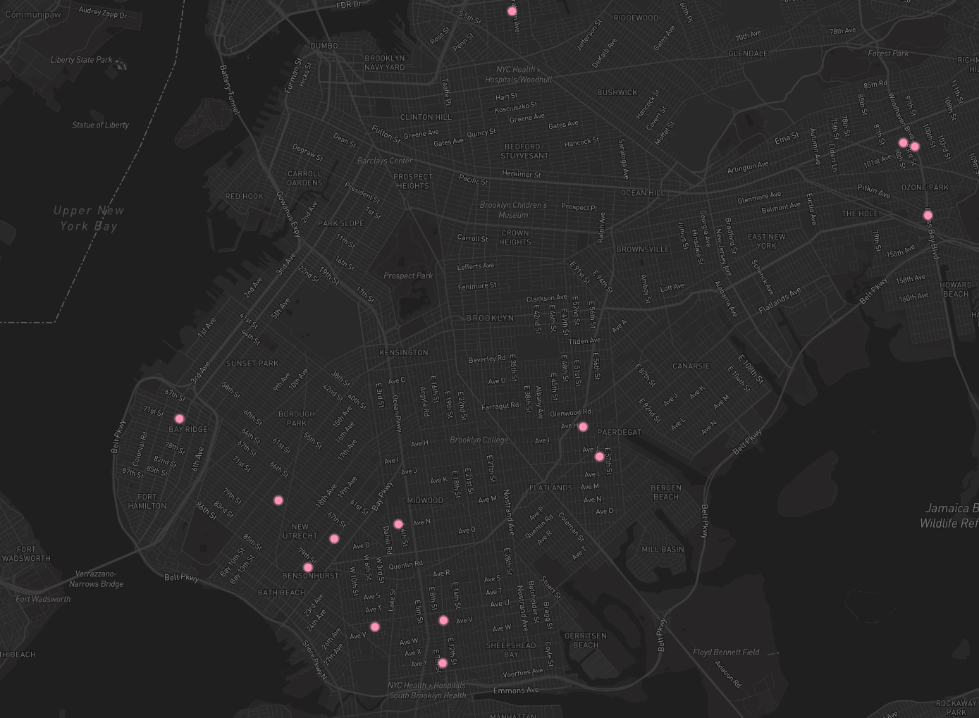 Social clubs map